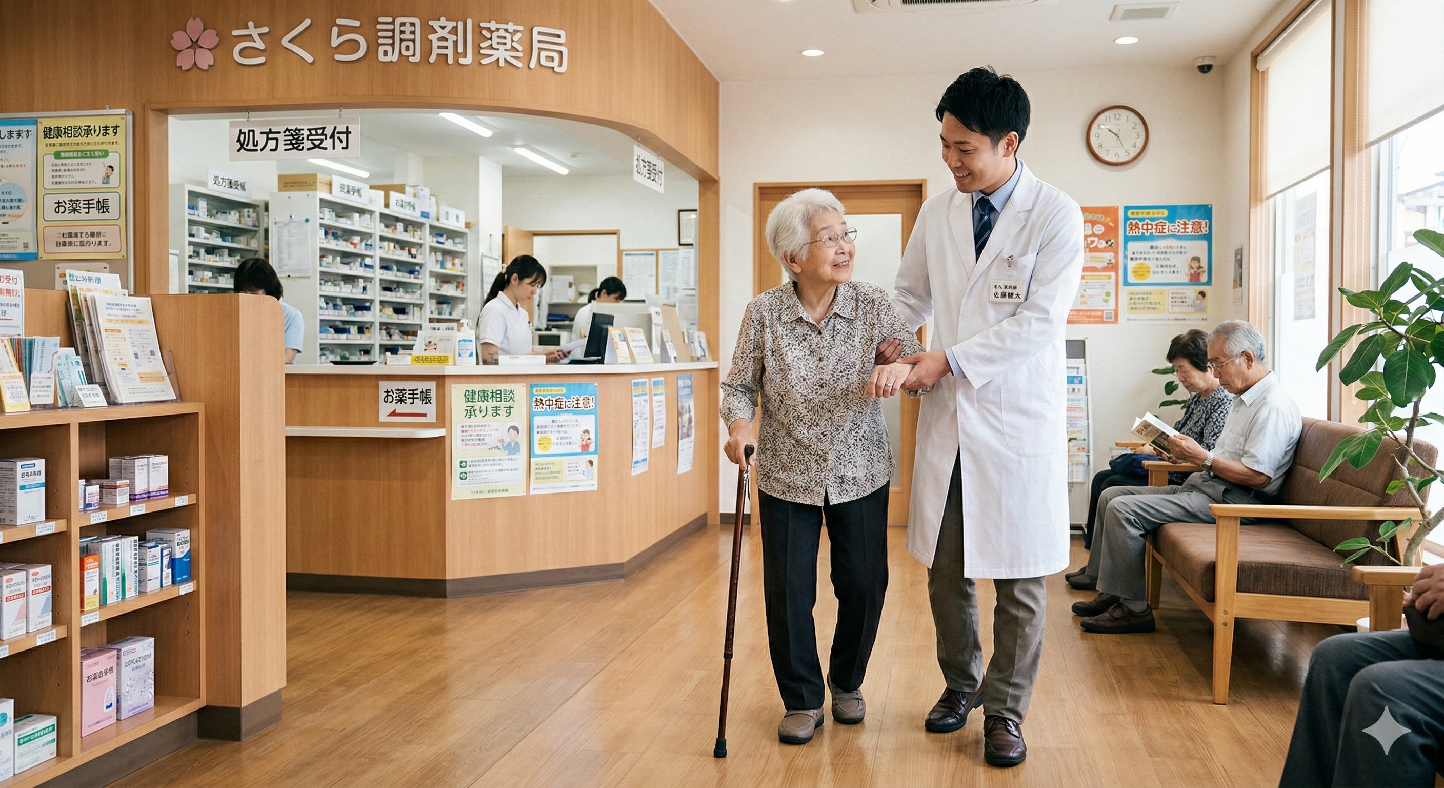 薬局での業務風景1